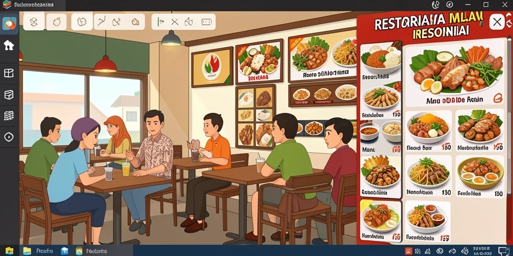 Tampilan antarmuka yang intuitif dan mudah digunakan.