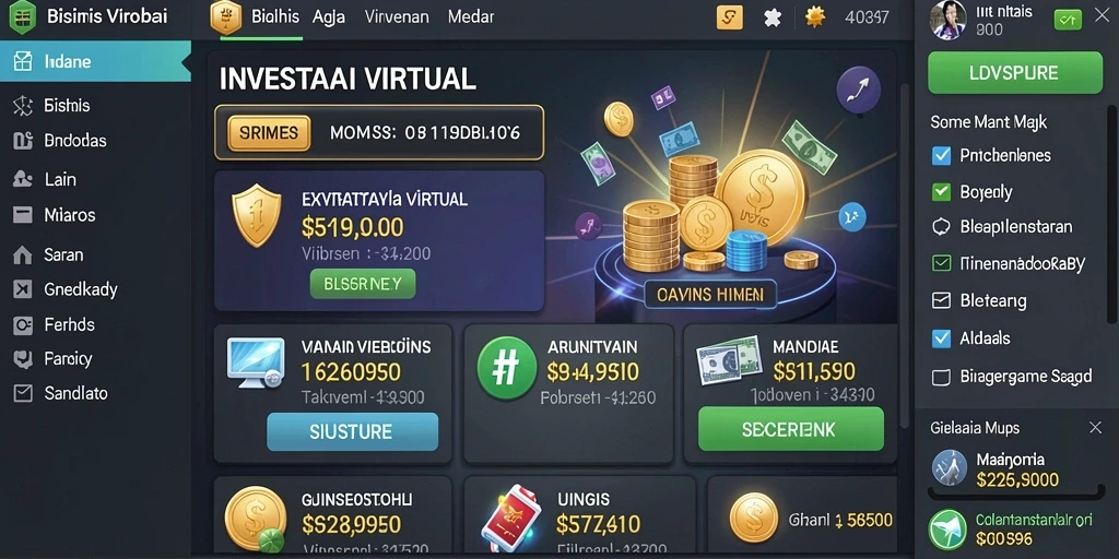 Screenshot menunjukkan antarmuka permainan slot yang menarik.