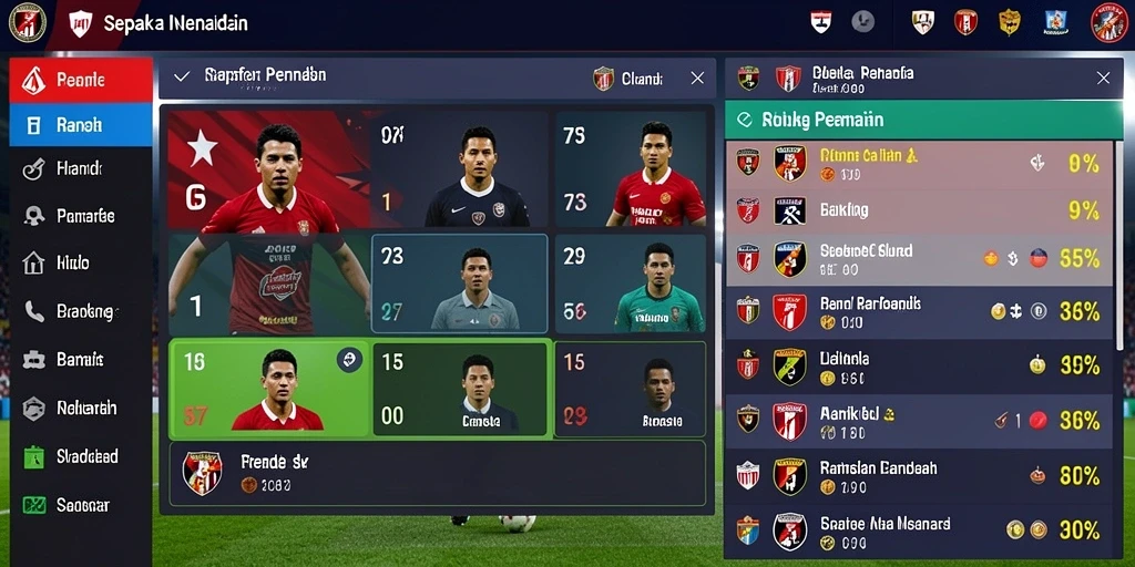 Screenshot menunjukkan gameplay seru dengan berbagai karakter.